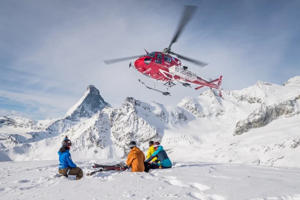 Heliski Alphubeljoch · Zermatt
